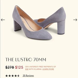 M Gemi Lustro 70MM Grey Heels